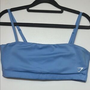 Gymshark Blue Bandeau bra